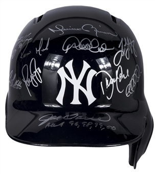 New York Yankees Dynasty Multi Signed Replica Batting Helmet With 11 Signatures- 32/48 (Steiner)